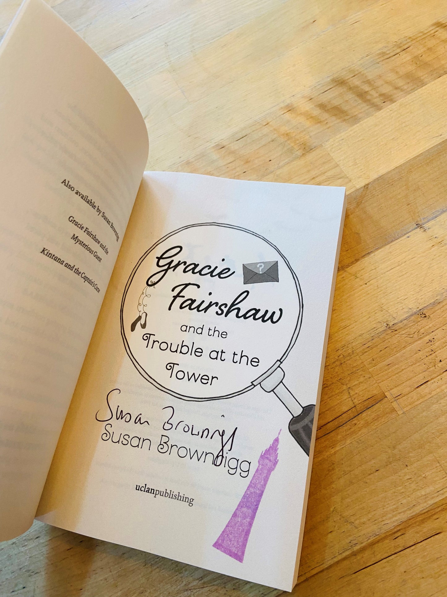 Gracie Fairshaw and The Trouble at the Tower by Susan Brownrigg