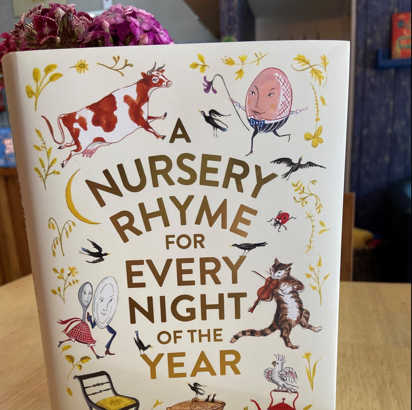 A Nursery Rhyme for Every Night of the Year edited by Allie Esiri, illustrated by Emily Faccini