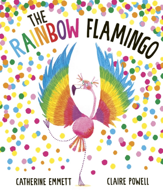 Rainbow Flamingo by Catherine Emmett